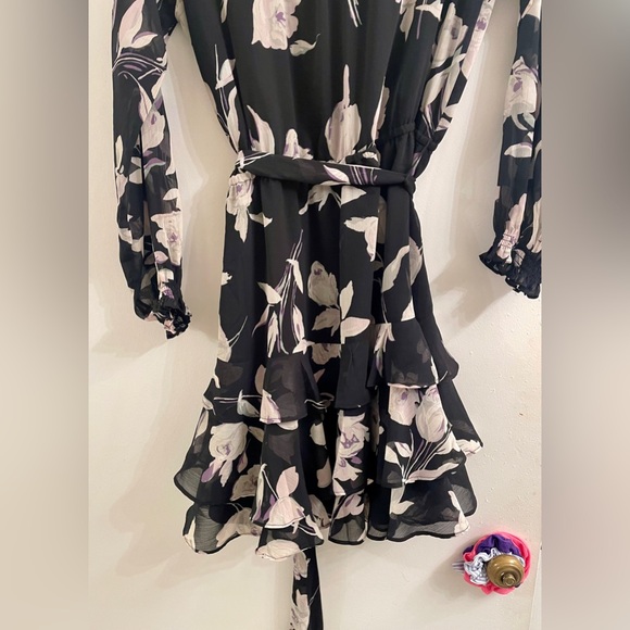 Lauren Ralph Lauren Floral Fit & Flare Black Multi. Size 6 Regular. $185 💕NWT - Picture 6 of 14